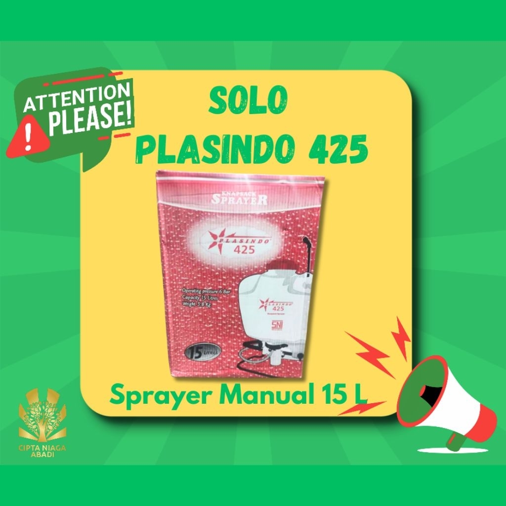 Sprayer Plasindo SOLO 425, 15L
