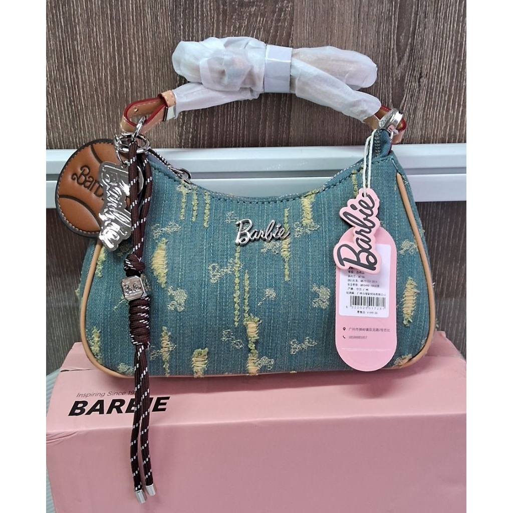tas barbie ripped jeans sabit selempang bisa handbag