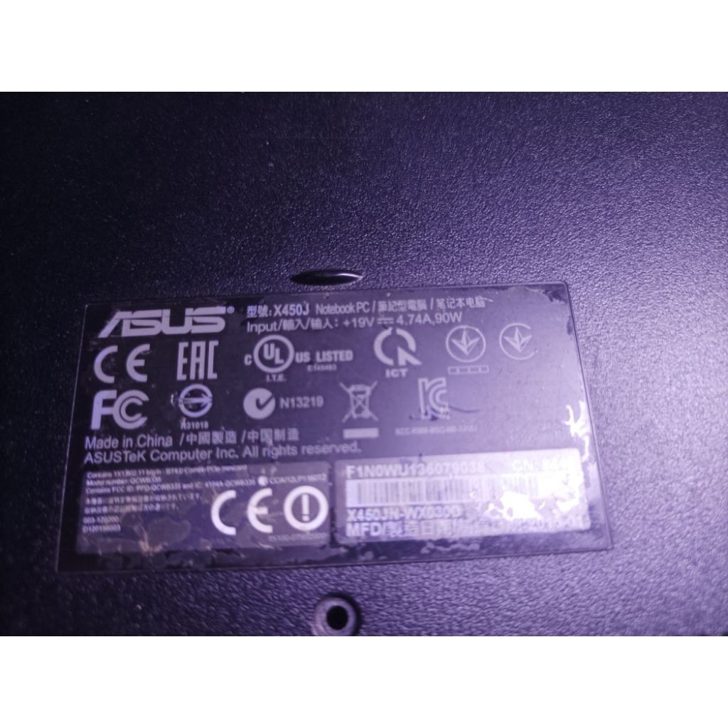 Asus x450j asus X450J laptop Asus i7 / 8gb / 1tb