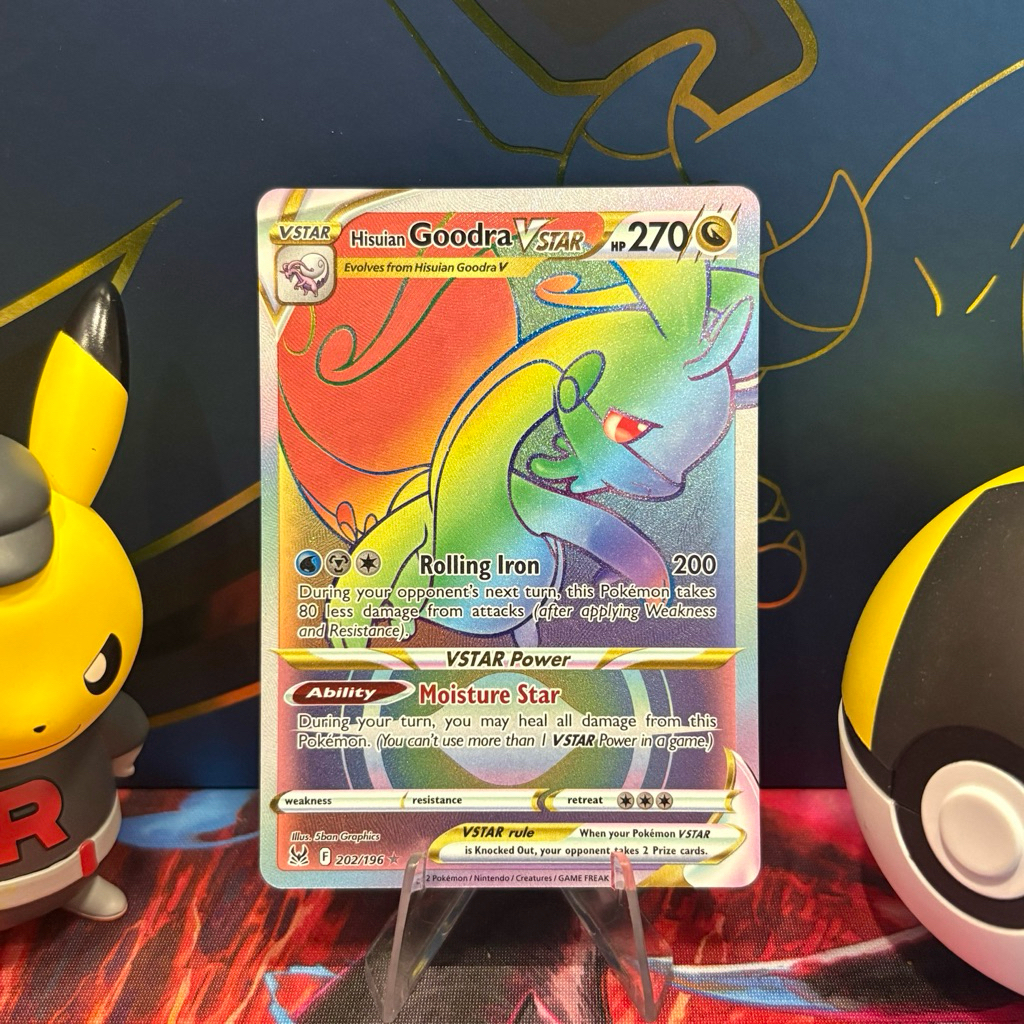 Hisuian Goodra VSTAR 202/196 ENG - Rainbow Rare - Lost Origin - Pokemon TCG