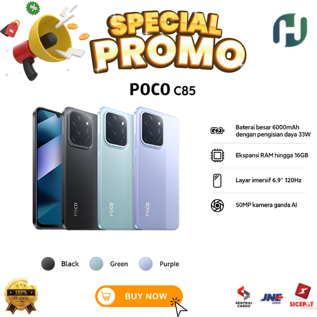 POCO C85 6GB/128GB – 8GB/256GB Second Like New Unit Only Mulus
