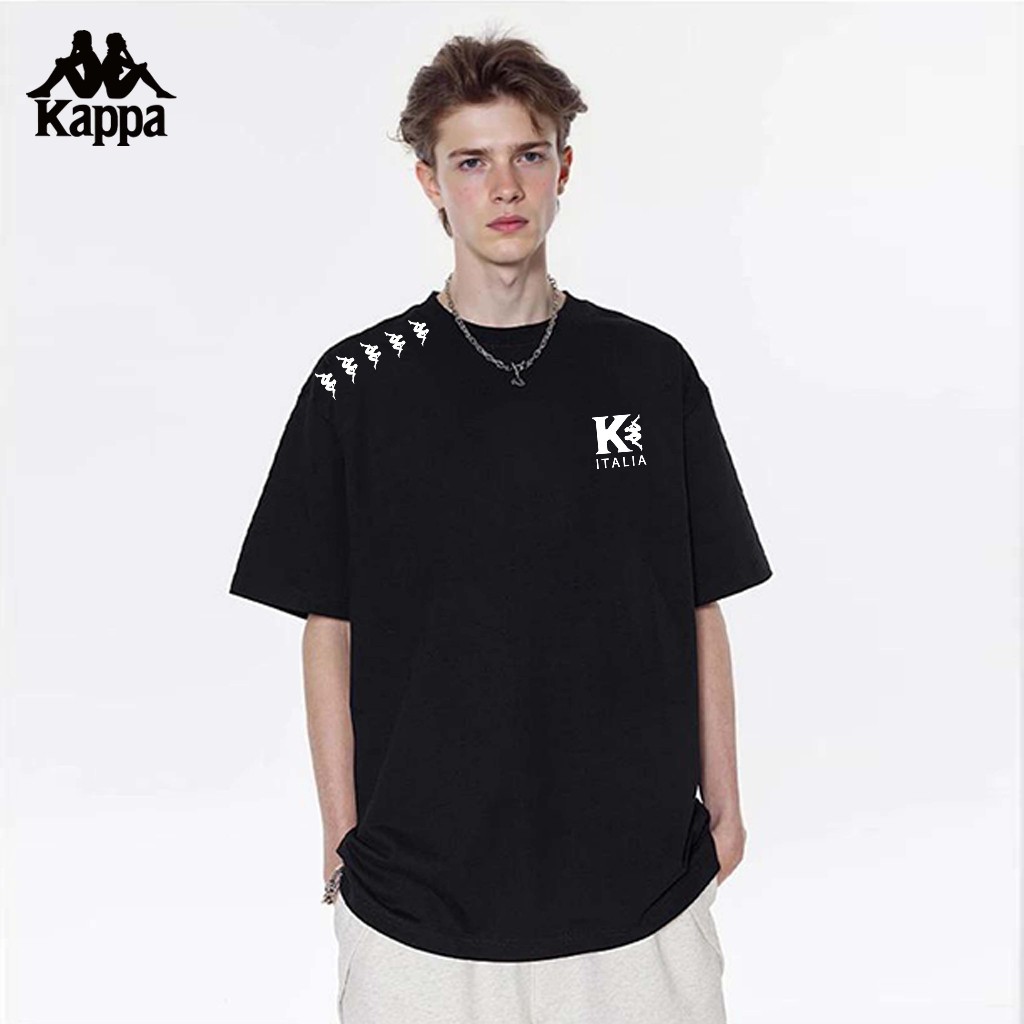 Kappa kaos pria distro original 100% cotton jersey tshirt