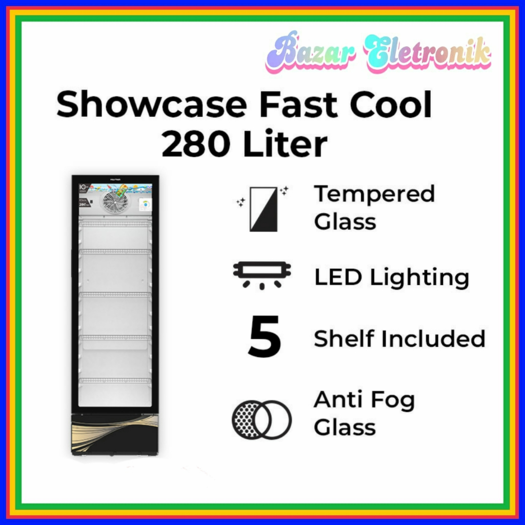 SHOWCASE POLYTRON SCN 287 / SHOWCASE POLYTRON 5 RAK / SHOWCASE POLYTRON 287 SCN / SHOWCASE 280 LITER