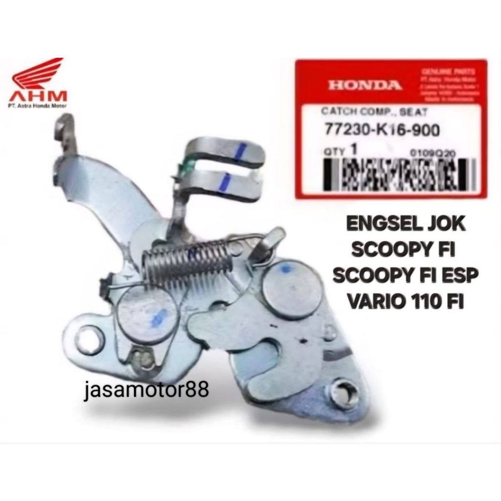 ENGSEL JOK SADEL SCOOPY FI 2013 SAMPAI 2020 ORIGINAL 77230 K16 900