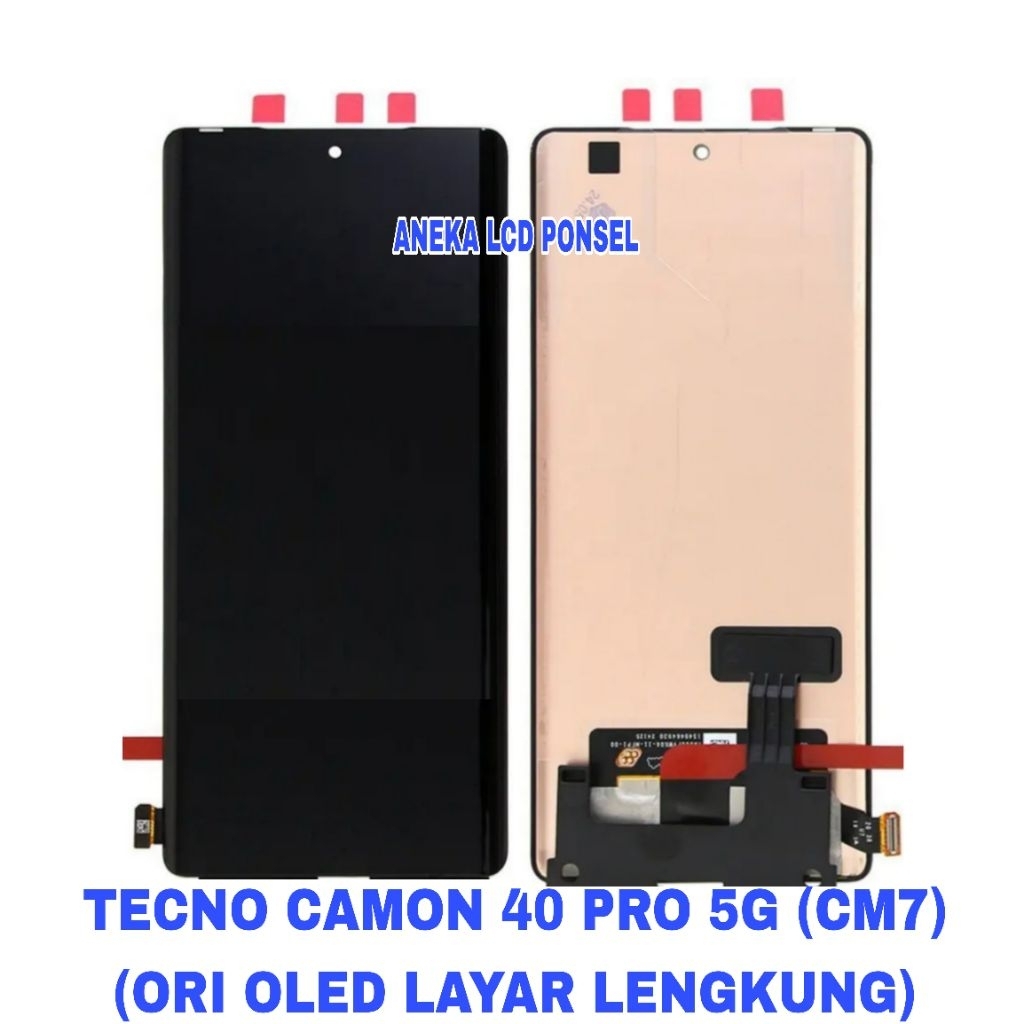 LCD TECNO CAMON 40 PRO 5G (CM7) (ORI OLED LAYAR LENGKUNG)