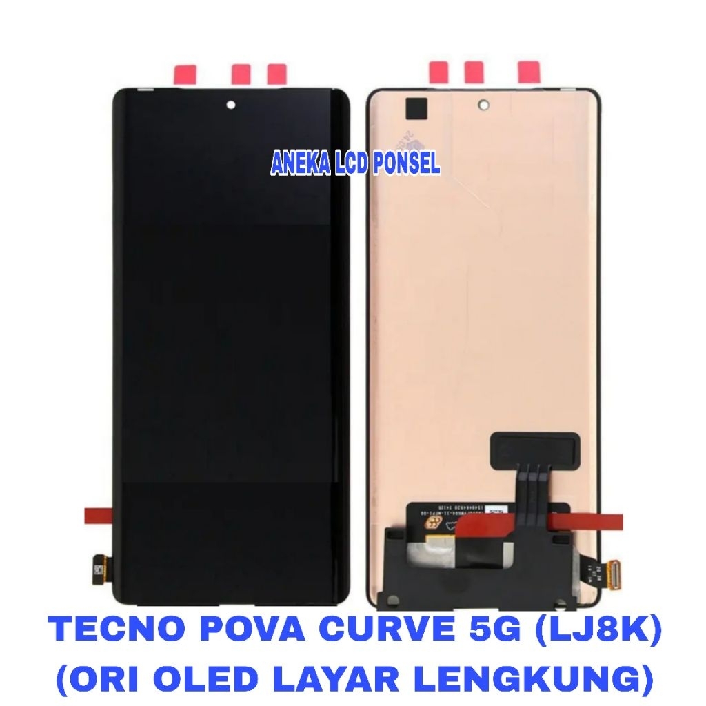 LCD TECNO POVA CURVE 5G (LJ8K) (ORI OLED LAYAR LENGKUNG)