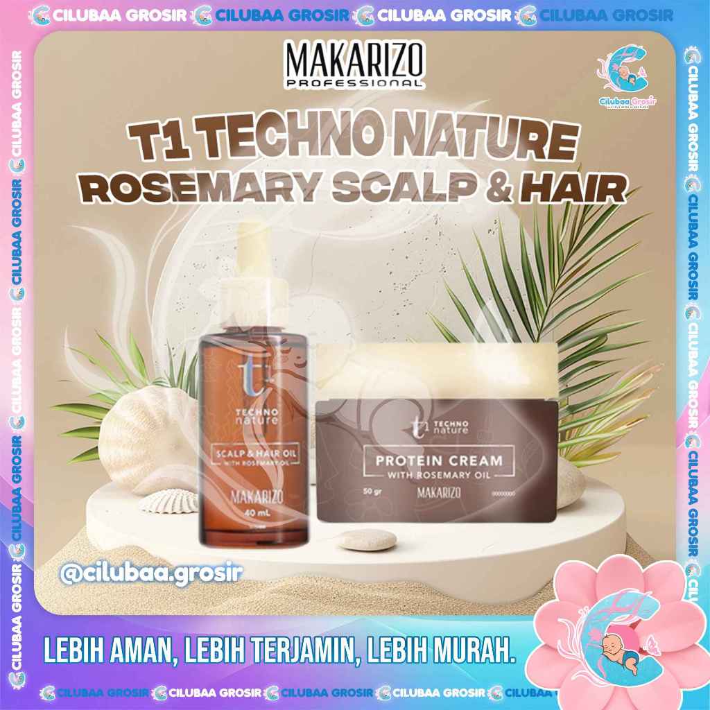 MAKARIZO T1 Techno Nature Rosemary Scalp & Hair Oil 40mL || Rosemary Oil || Hair Care || Hair Treatm