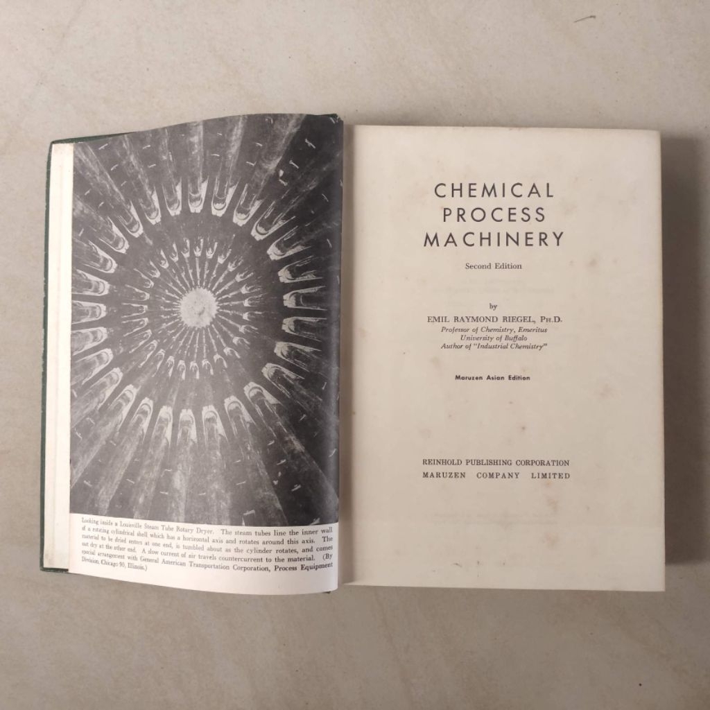 Buku kuno / buku antik: CHEMICAL PROCESS MACHINERY (1953)