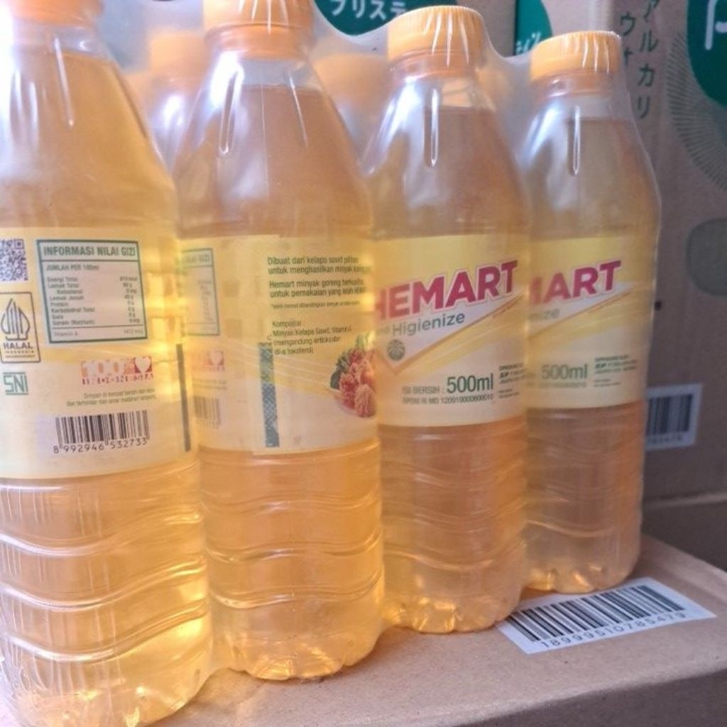 minyak goreng hemart botol 500ml