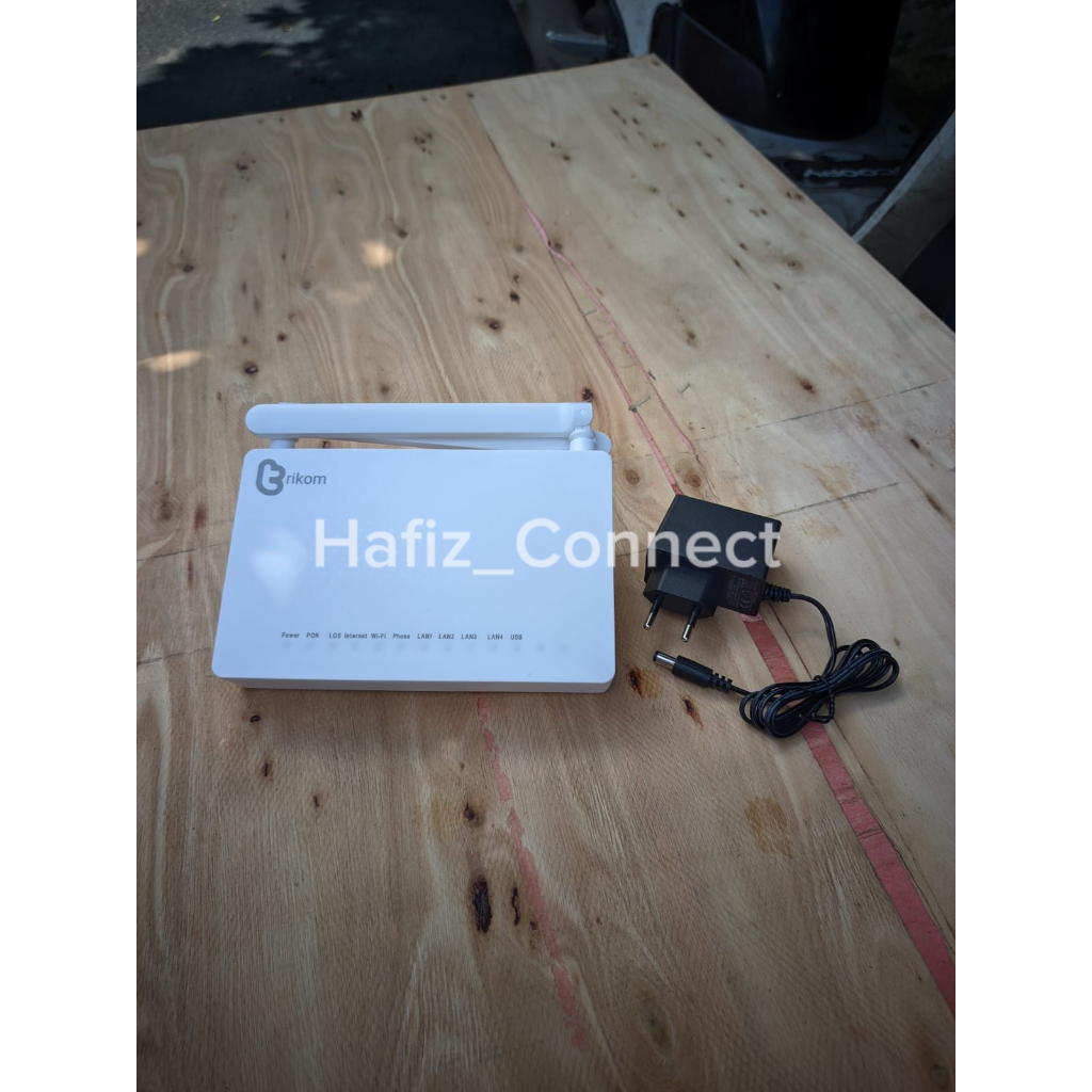 modem ONT TRIKOM F609 lengkap adaptor/ONT TRIKOM F609 v3 Xpon
