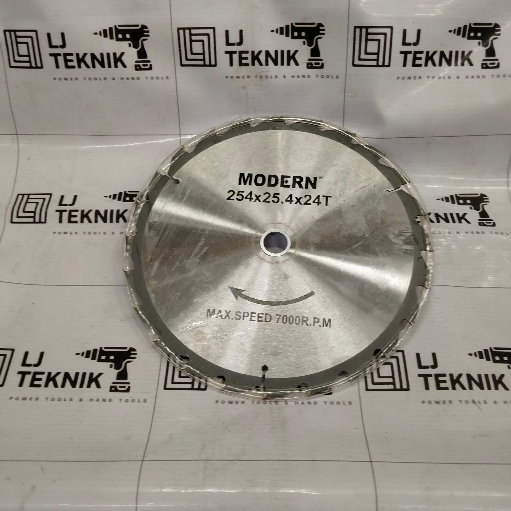 MODERN MATA GERGAJI CIRCULAR SAW 10 INCH X 24T MATA GERGAJI KAYU 10"