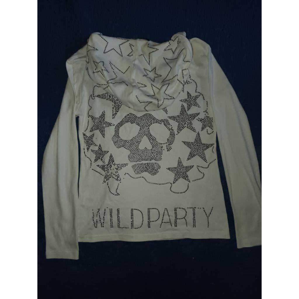 Jacket y2k grunge emo skull