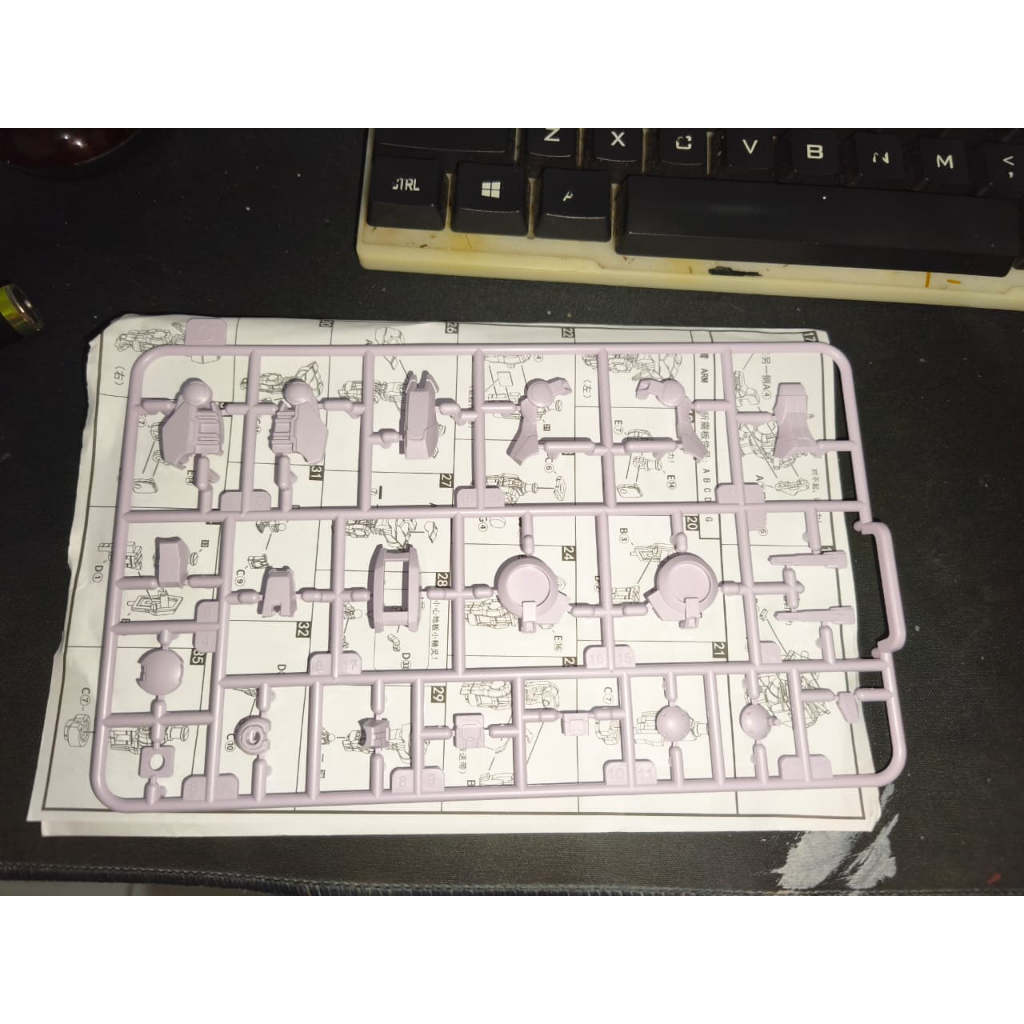 GBC Exia Trans Arm Ver. 1/144 - Part Eceran Part Per Pcs