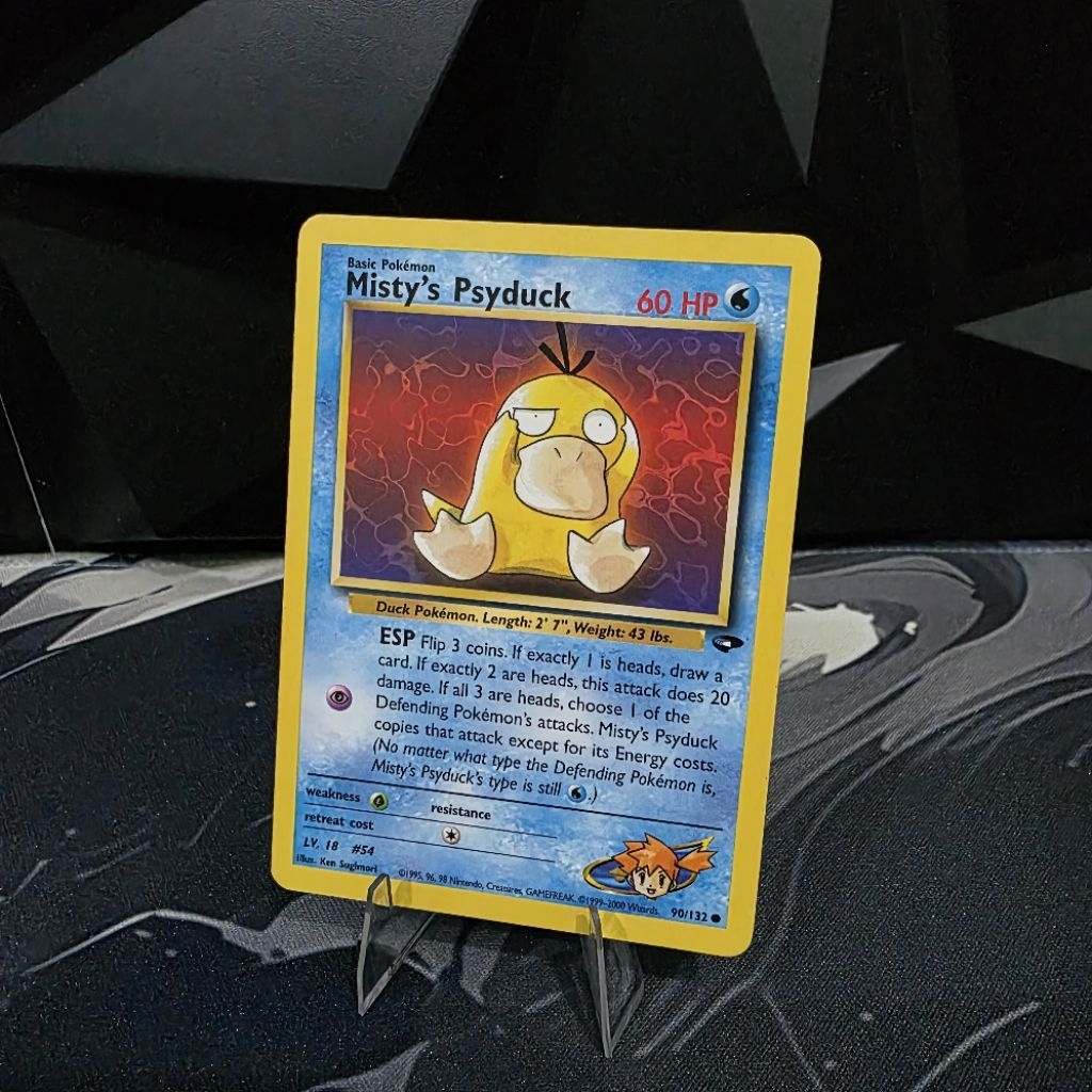 TCG Pokemon Psyduck Misty Gym Challenge 1999 Eng