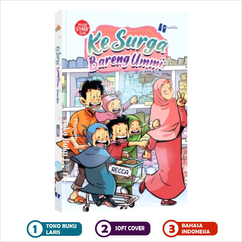 Komik  Ke Surga Bareng Ummi Insyaa Allah FULL COLOR Buku Anak Islam Original - Salsabila