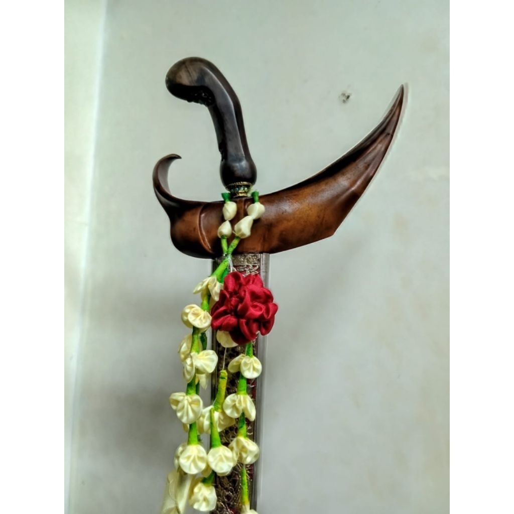 Keris Sepuh Kidang Soka Pamor Wahyu Tumurun Tangguh Mataram Warangka Ladrang Solo