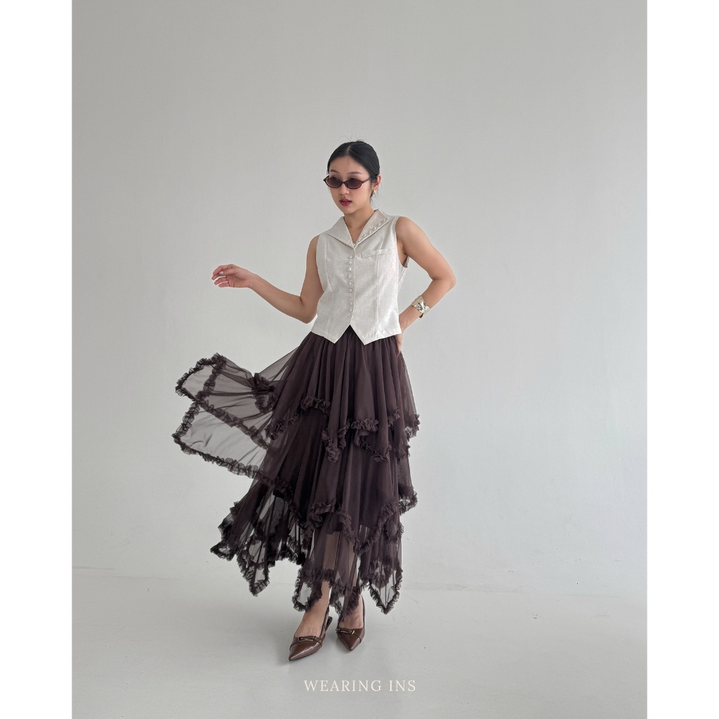 [WEARING INS] Ru Lin Skirt - Bawahan Cheongsam Modern Baju Imlek 2026