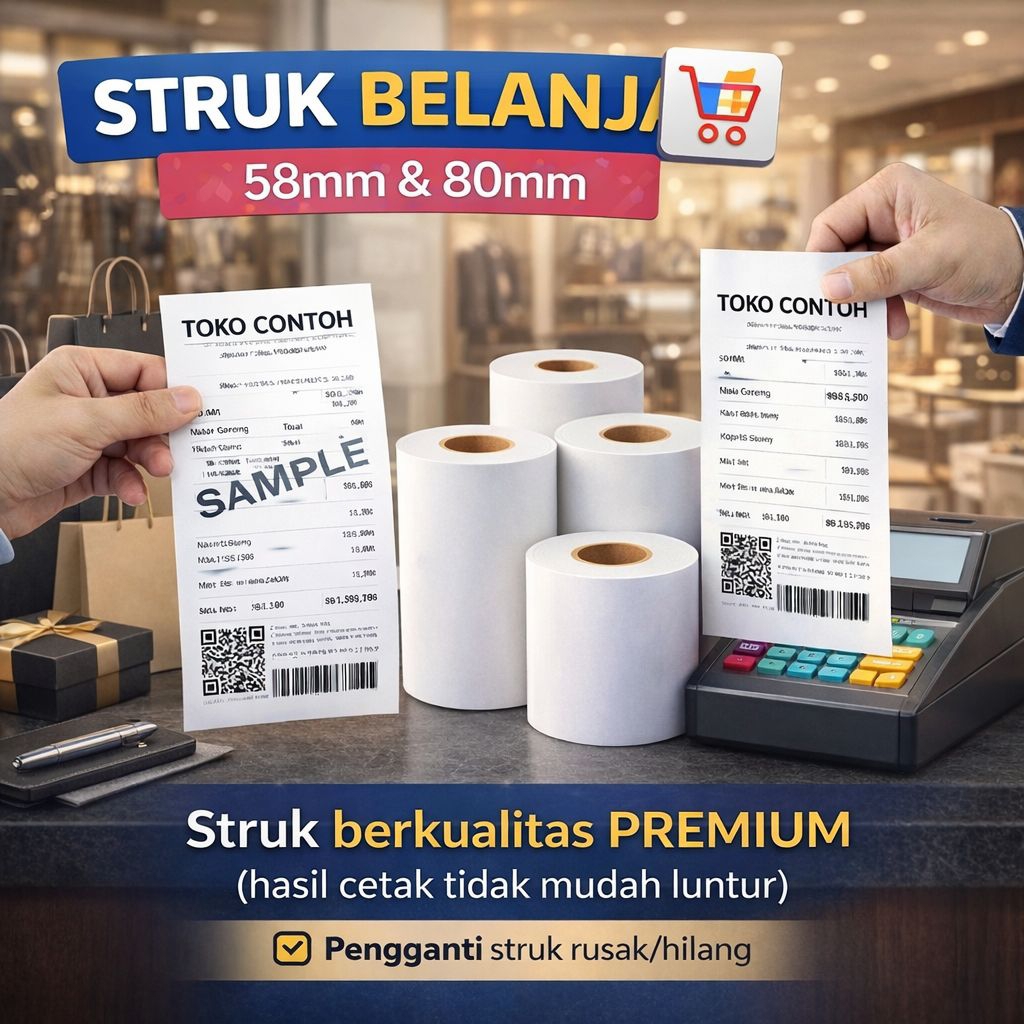 Cetak Custom Struk Belanjaan