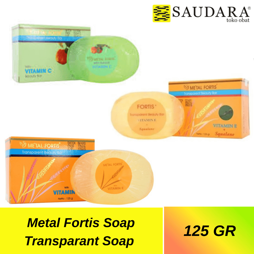 Metal Fortis Soap Transparant Soap (125 Gr)