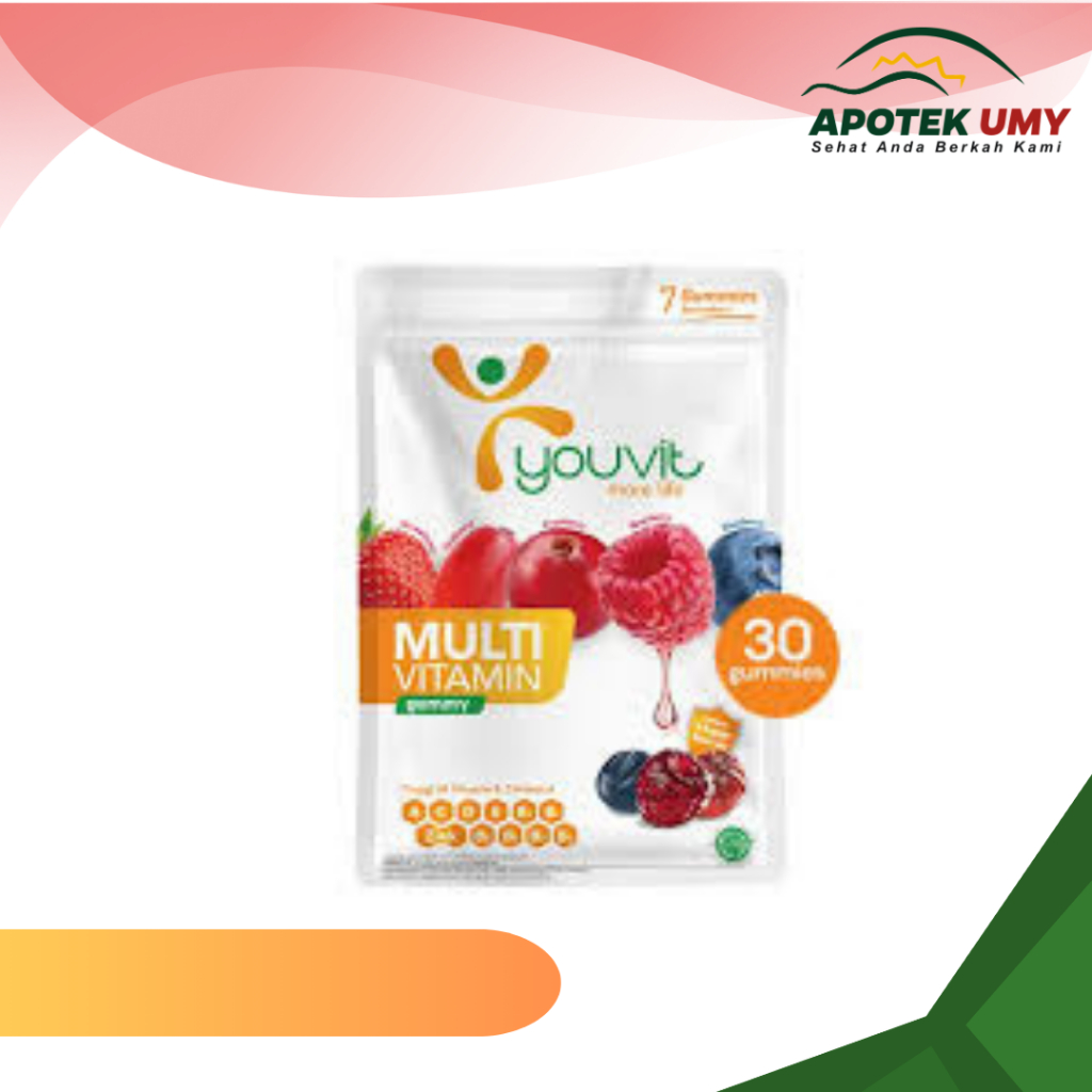 YOUVIT MULTIVITAMIN DEWASA ISI 30 GUMMIES