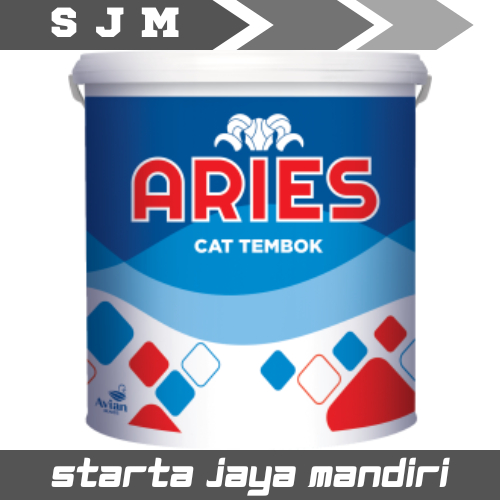 Cat Aries Emolsion 5 Kg Cat Tembok Dinding Plafon Eternit