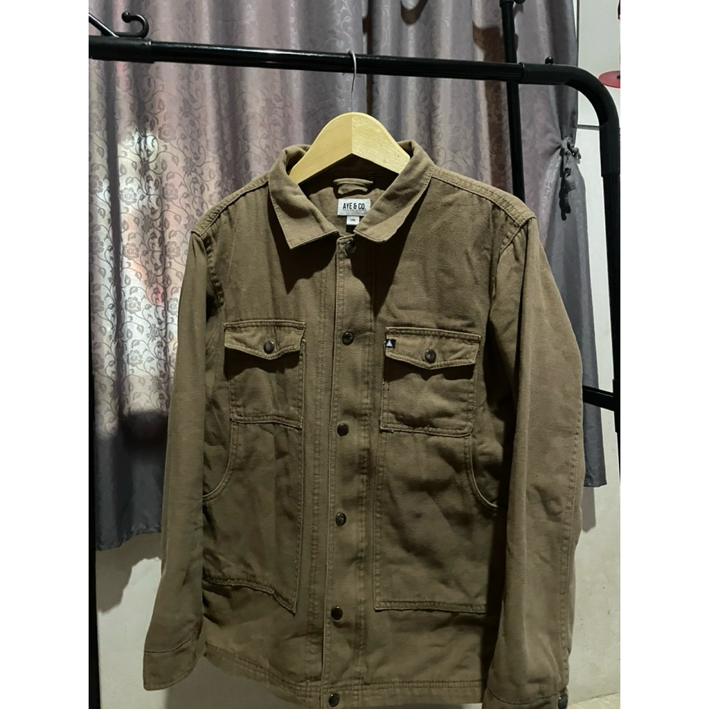 WORKJACKET AYE DENIM RABBANIT BROWN