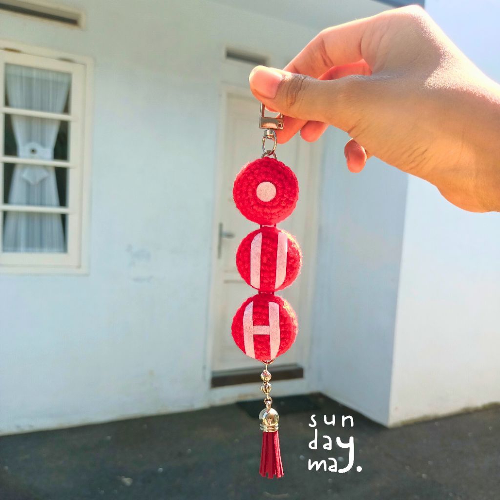 BTS ARIRANG LOGO Crochet Keychain