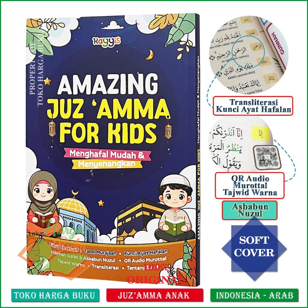 Amazing Juz Amma For Kids FULL COLOR Buku Anak Menghafal Juz 30 Mudah dan Menyenangkan Kayyis - ERA Adicitra