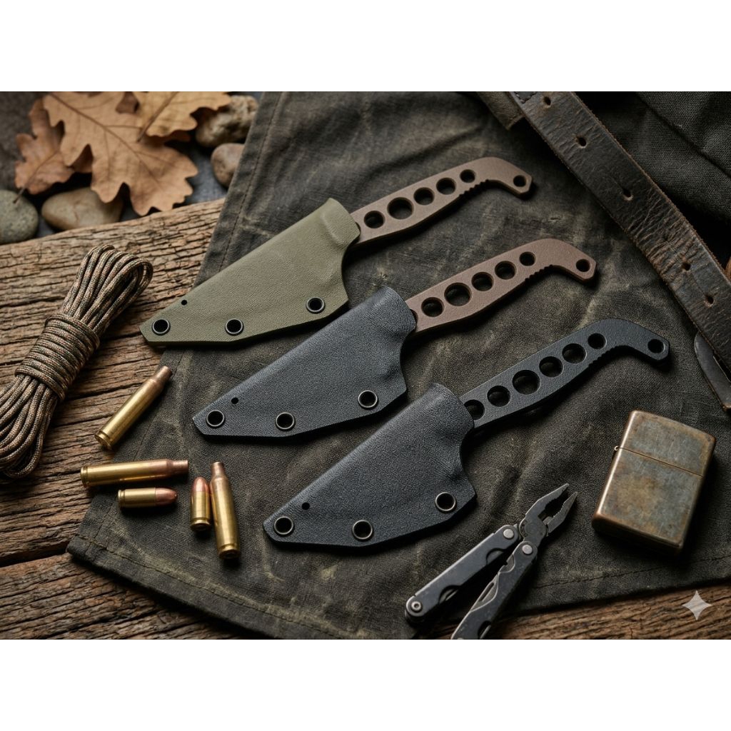 pisau saku A88 sleipner edc knife powder coating Fulltang / pisau camping premium / pisau taktikal