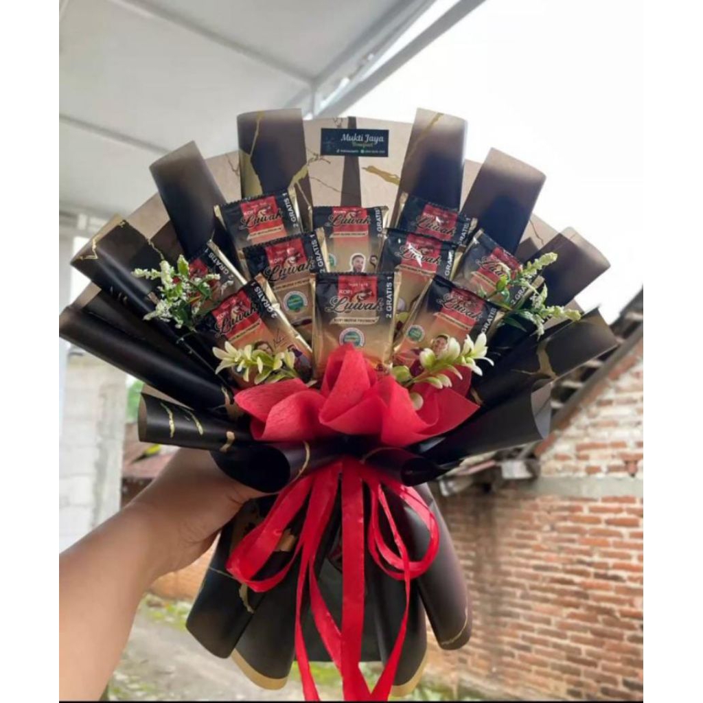 Bouquet Buket Kopi luwak Kecil Cantik Murah