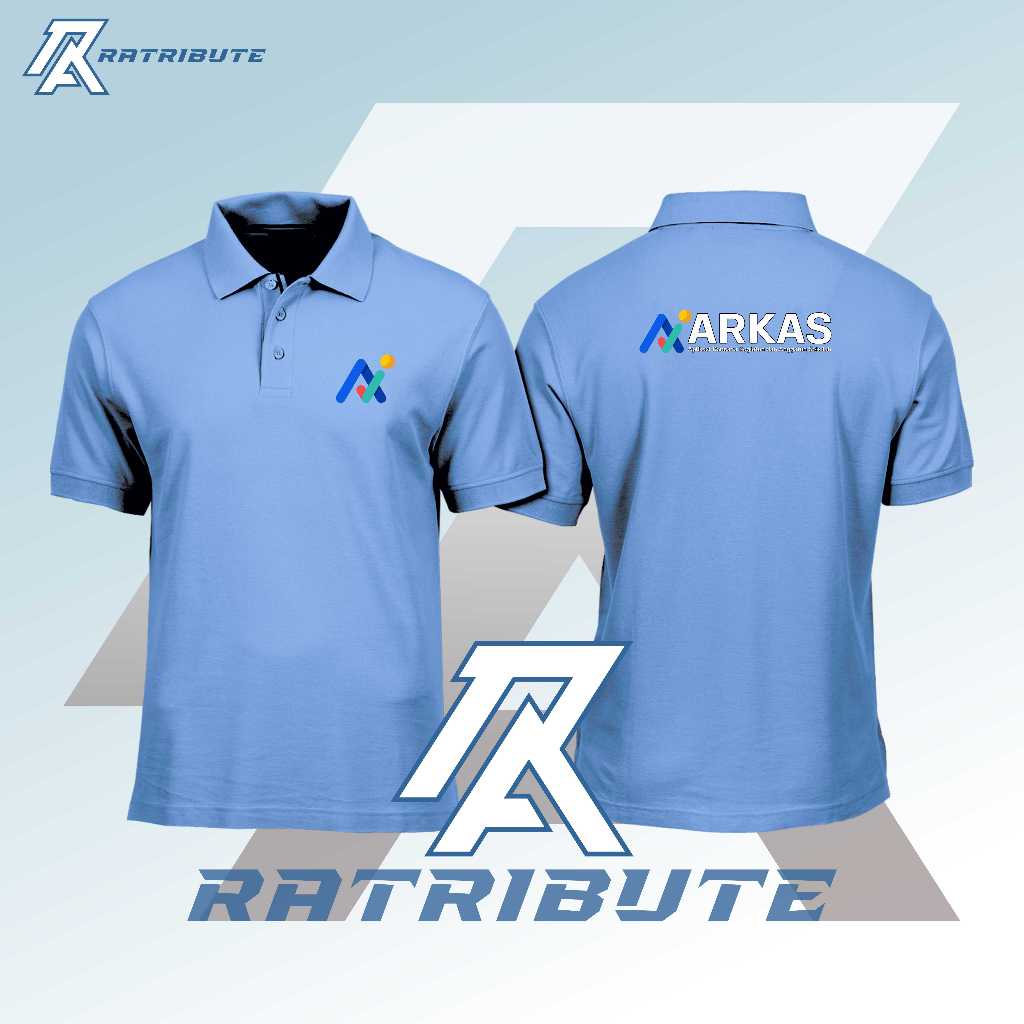 BAJU KERAH KAOS POLO SHIRT LENGAN PENDEK ARKAS OPERATOR SEKOLAH ATASAN PRIA WANITA ADEM LEMBUT