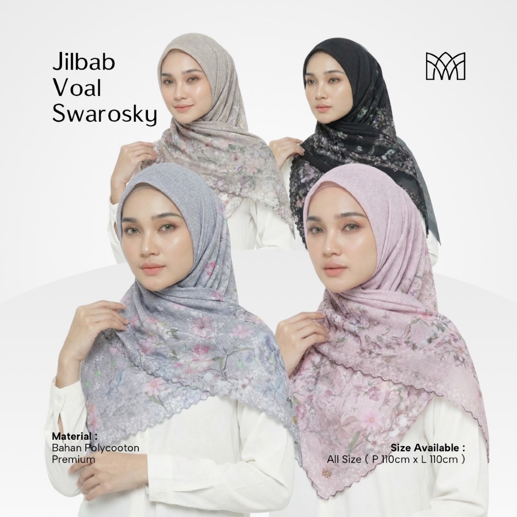 Mayang Collection - Jb. Voal Mtf Swarosky + Plat Mayang (J00464)