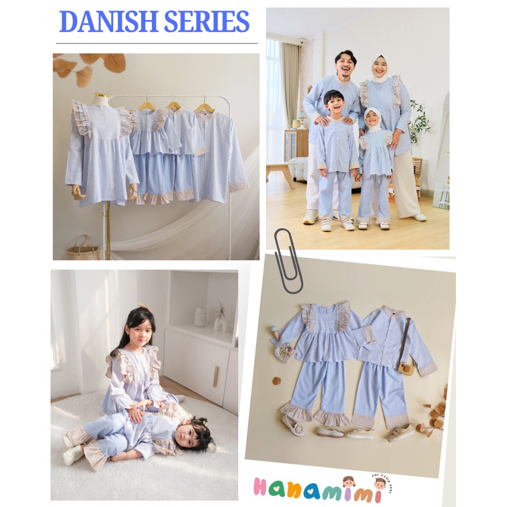 Hanamimi || Danish raya series || Raya series || setelan anak perempuan