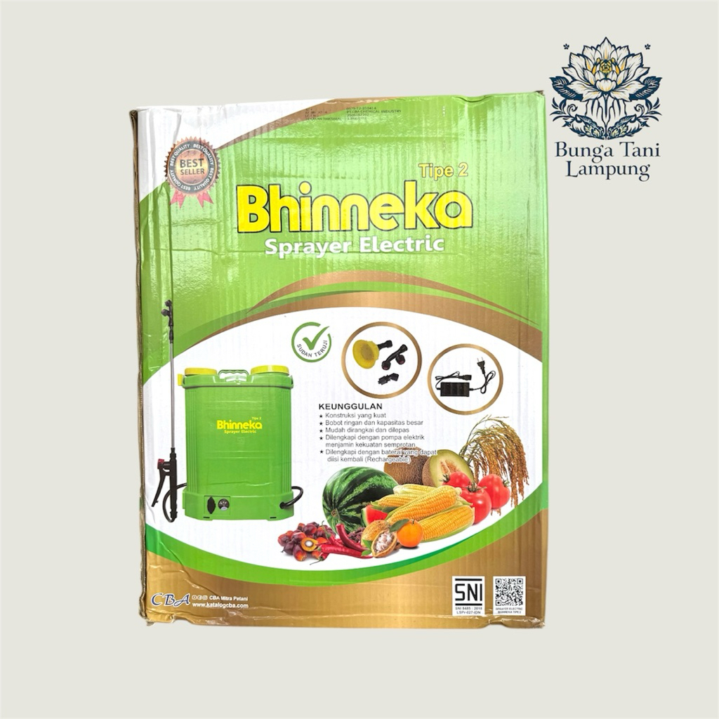 Mesin Semprot Tanki Elektrik CBA BHINNEKA TIPE 4 16 Liter