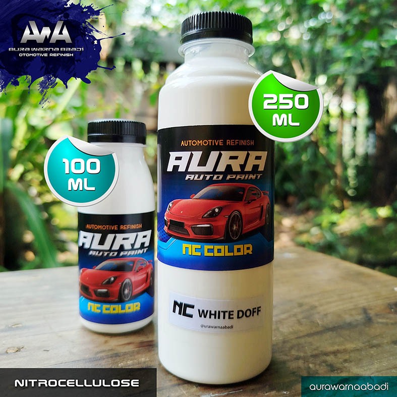 Cat Duco NC ( nitrocellulose ) WHITE DOFF/ PUTIH DOFF - 100ml - 250ml