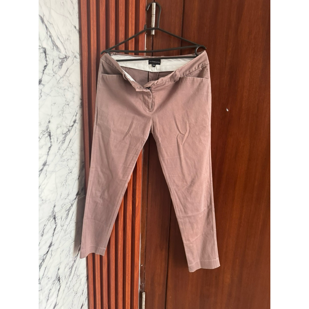celana panjang Skinny PL bronze colour D’executive