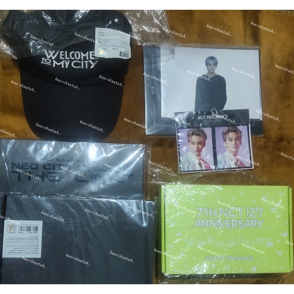 MD NCT 127 Photo Story Book the link Mark, 7th anniversary Haechan, topi md official wtmc nctb127