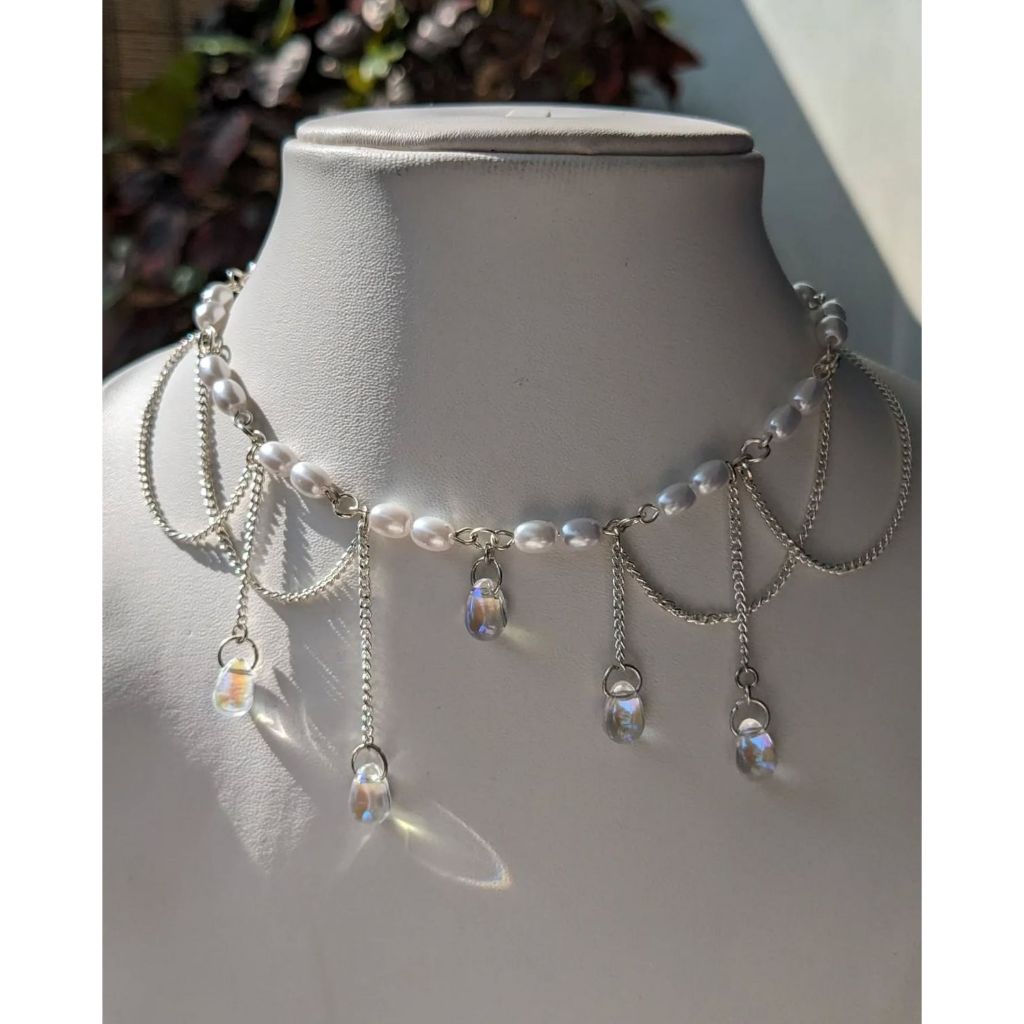cute water bead necklace