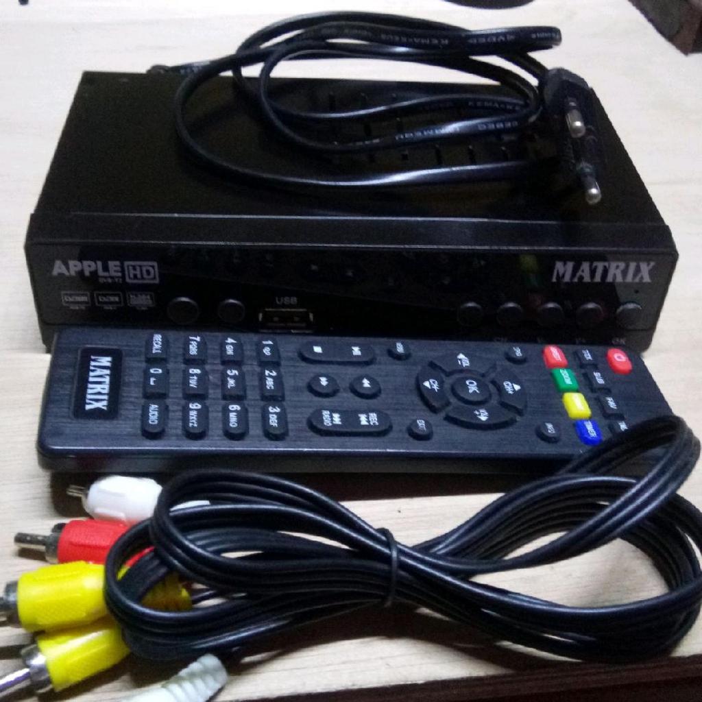 Set Top Box TV Matrix Apple HD Silver /Matrix Burger Bekas