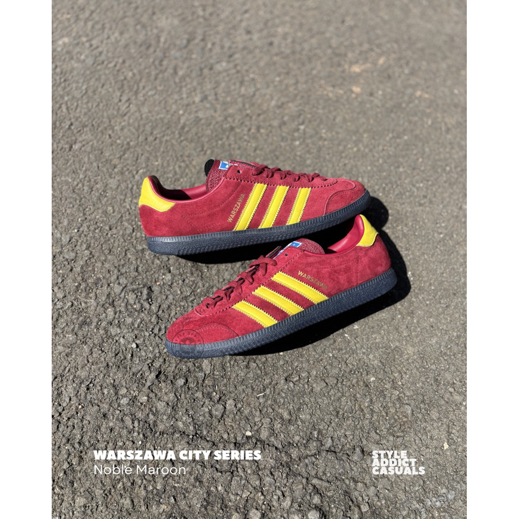 Adidas Originals Warszawa SPZL City Series ‘Noble Maroon’ Used
