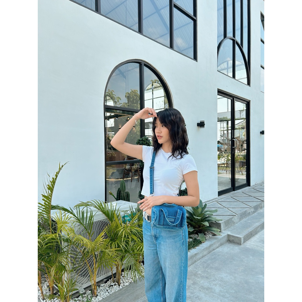 TAS SELEMPANG & HAND BAG MINI  TABUNG AKIRA - ROUJEE JOGJA