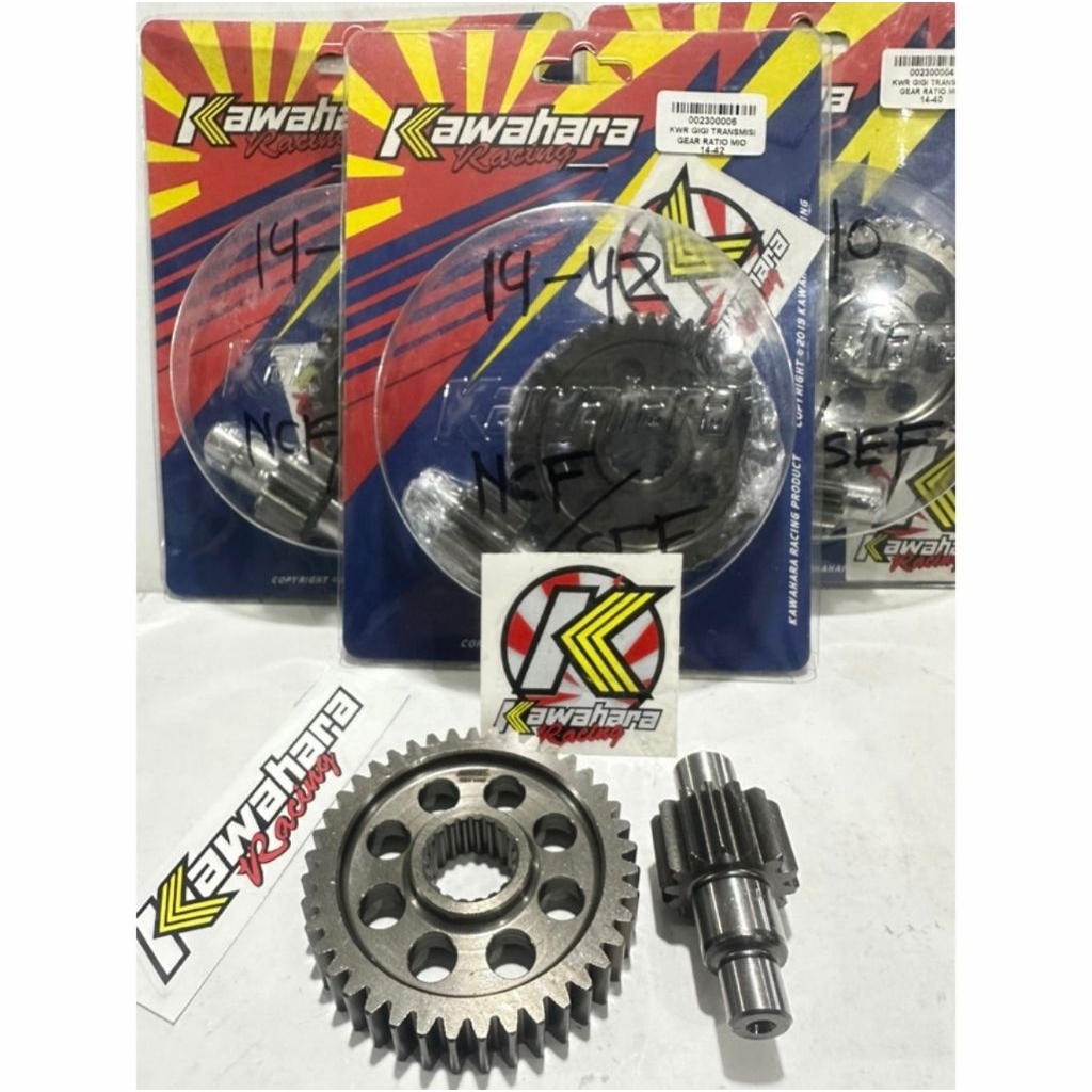 Gigi rasio mio fino mio smile mio sporty mio karbu  ratio gear kawahara RACING ukuran 14-40 14-41 14