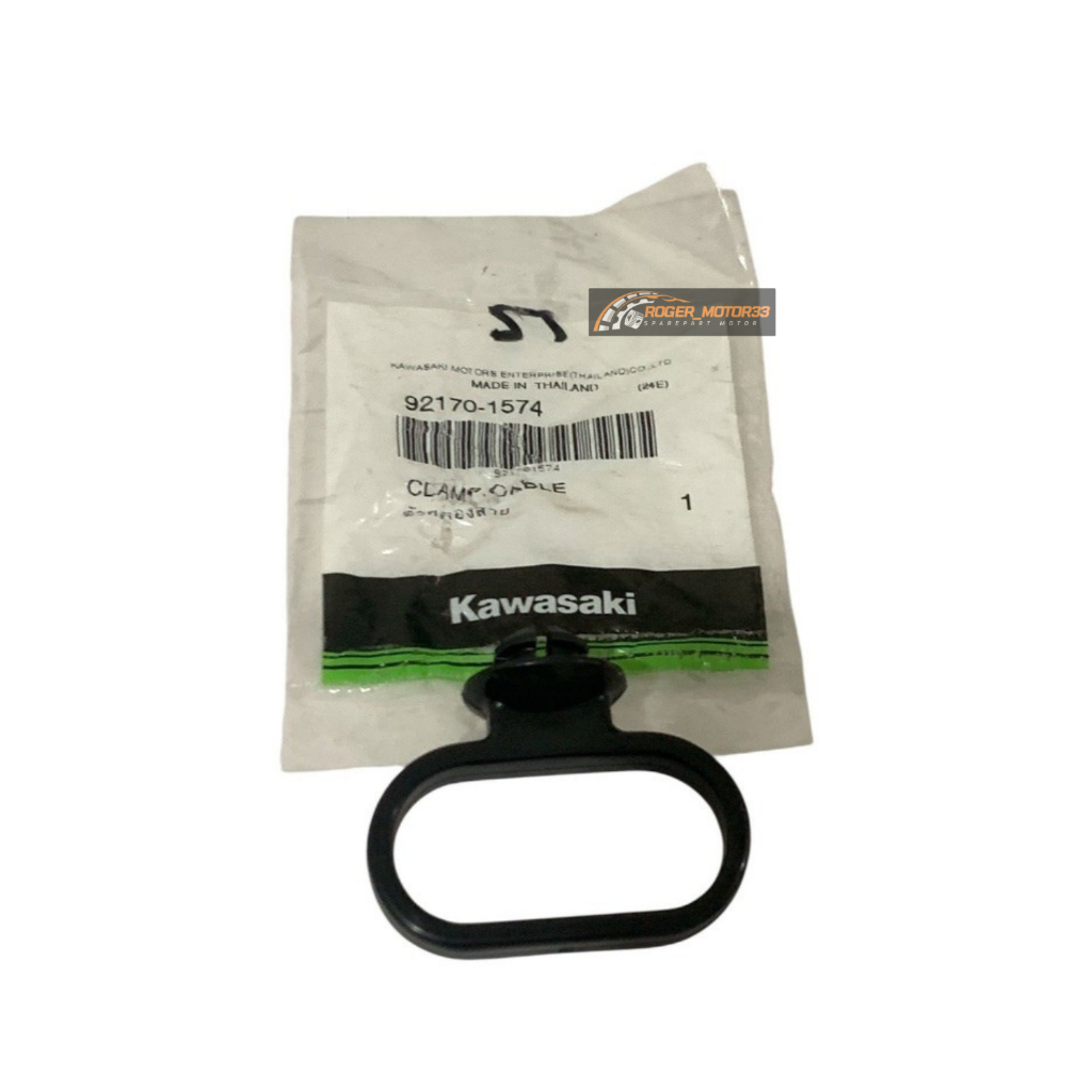 KARET BREKET KLEM GANTUNGAN KABEL SPEEDOMETER NINJA R RR KAWASAKI ORIGINAL 92170-1574