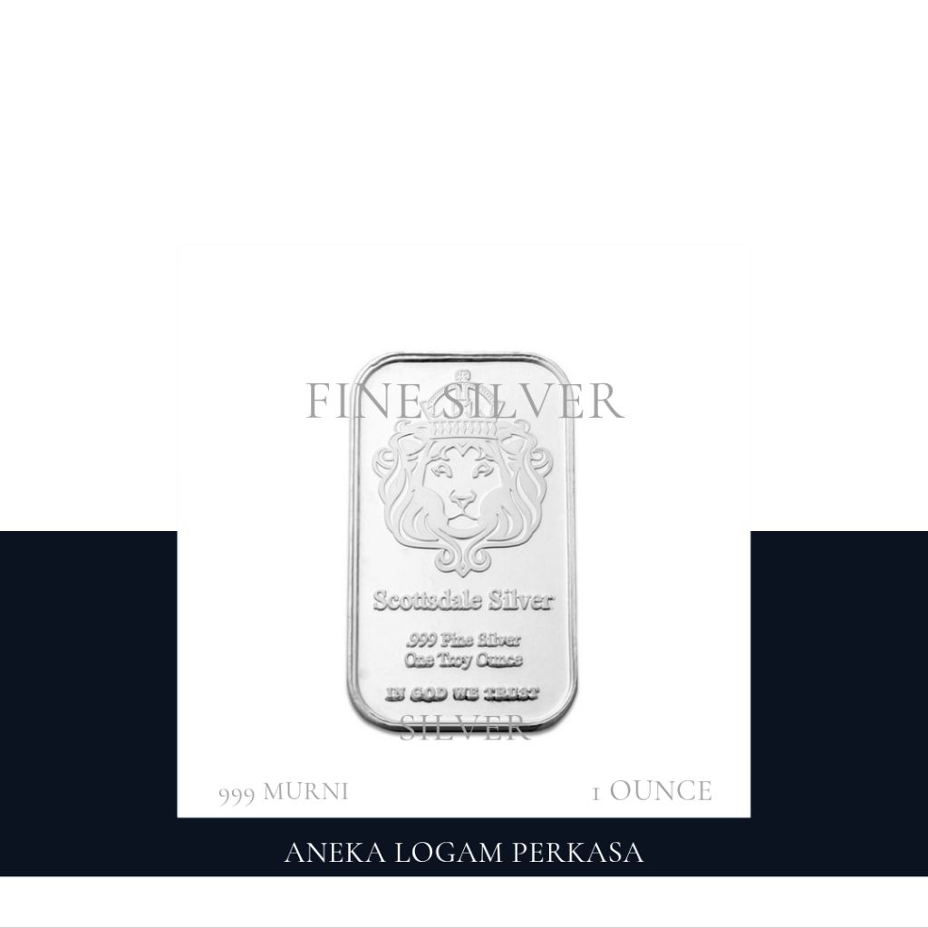 Fine Silver ( Scottsdale Silver ) 999  ( 1 ounce )