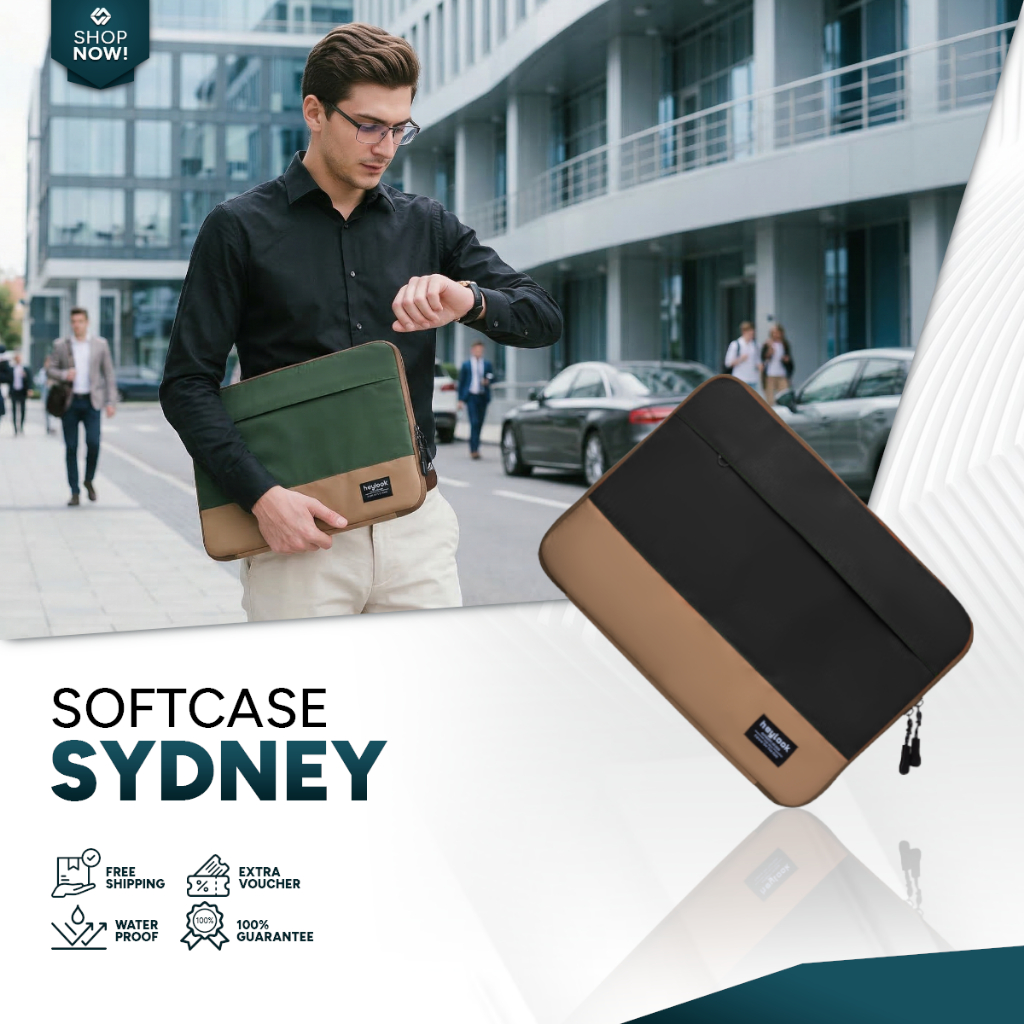 HEYLOOK -  Tas Laptop SYDNEY Soft Case Cover Pelindung Leptop Sleeve Notebook