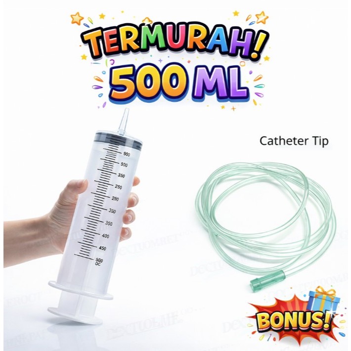 Spuit/Suntikan/Syringe/Spet Burung/Suntikan Hidroponik/SpetJumbo/Spet Besar/Suntikan Hewan 300 ml