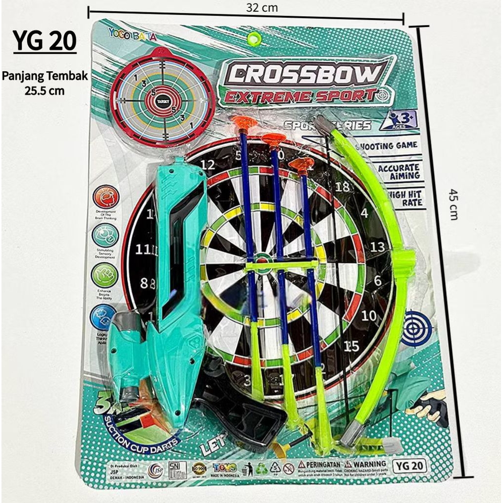 Mainan Edukasi Anak Panah Panahan Anak Panah Busur/Archer Fun Shooting Sport Crossbow YG20