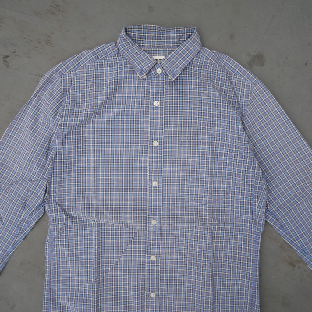 Multiplaid Long-Shirt by Unqlo / kemeja kotak-kotak