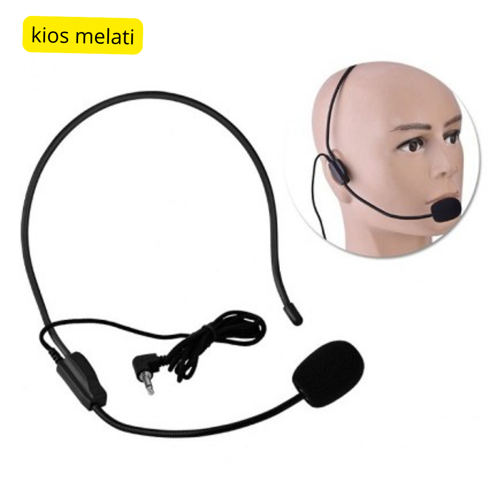 Microphone Clip On Head Announcement Masjid Podcast Universal Mic