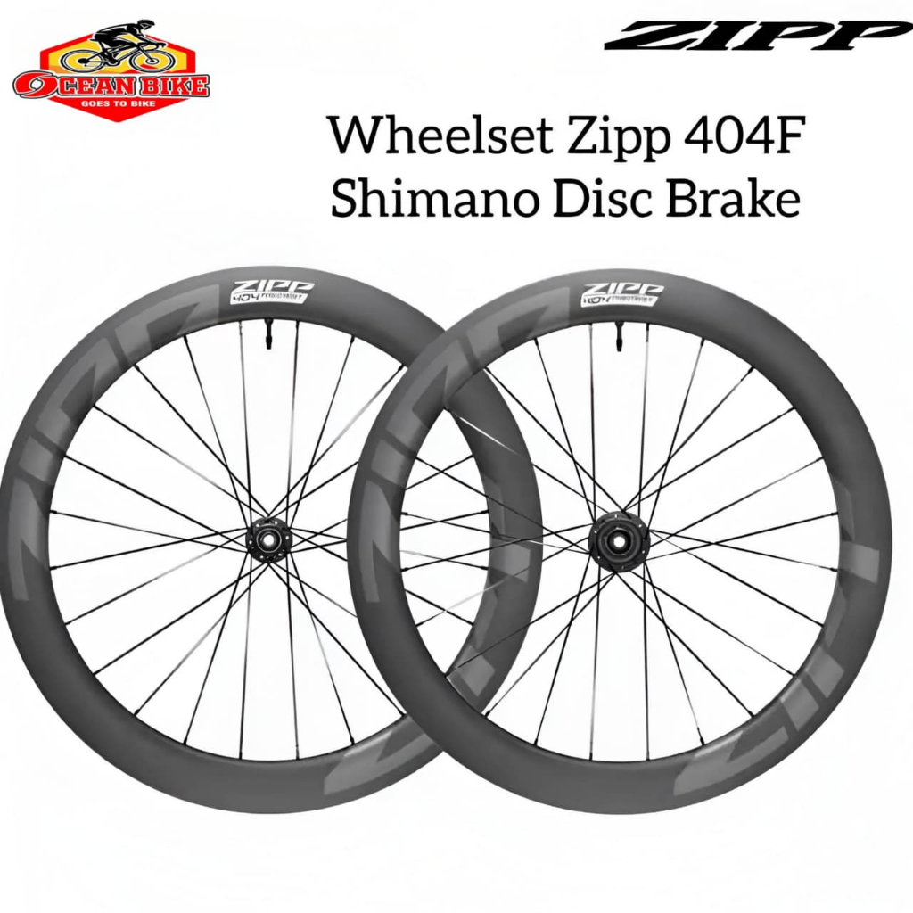 Wheelset Zipp Carbon 404 Firecrest Tubeless Disc Brake Centerlock Shimano Roadbike